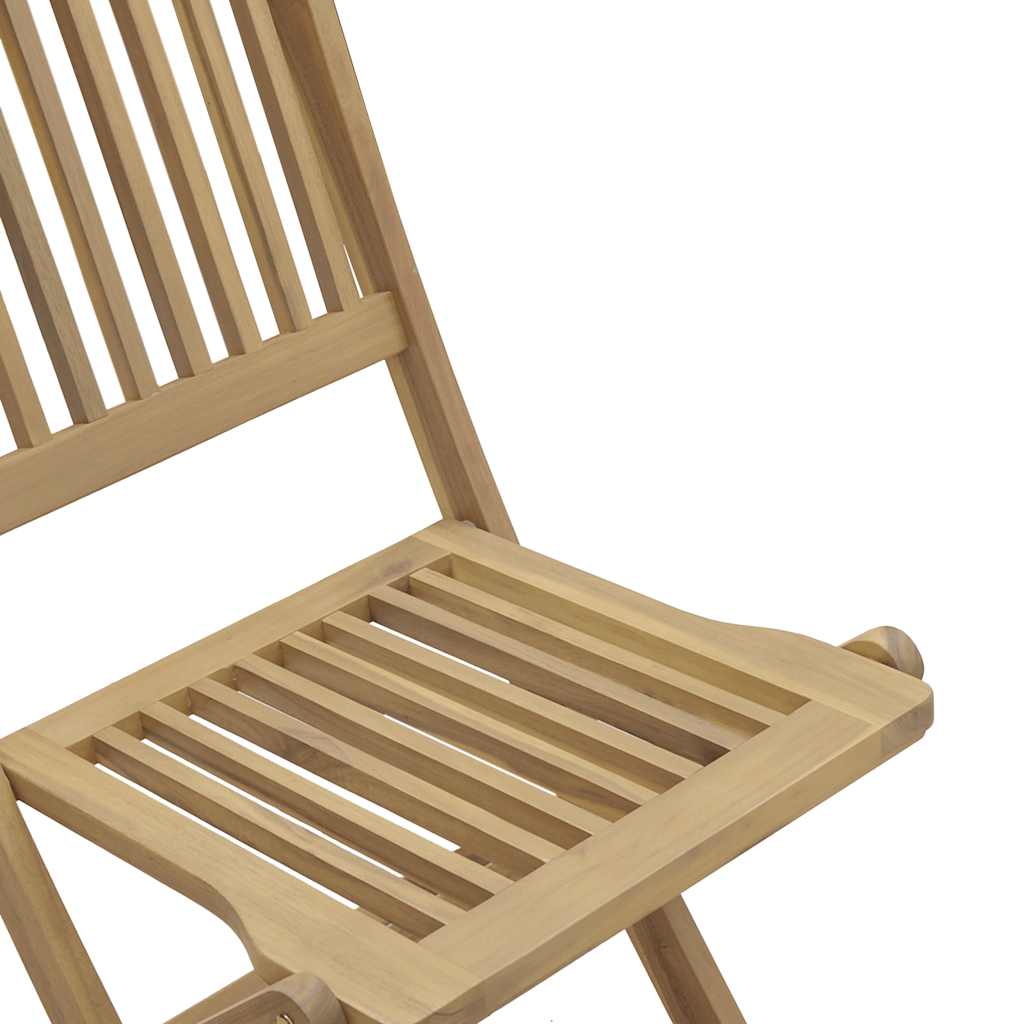 vidaXL Folding Chairs 8 pcs 48,5x57x90 cm Solid Wood Acacia