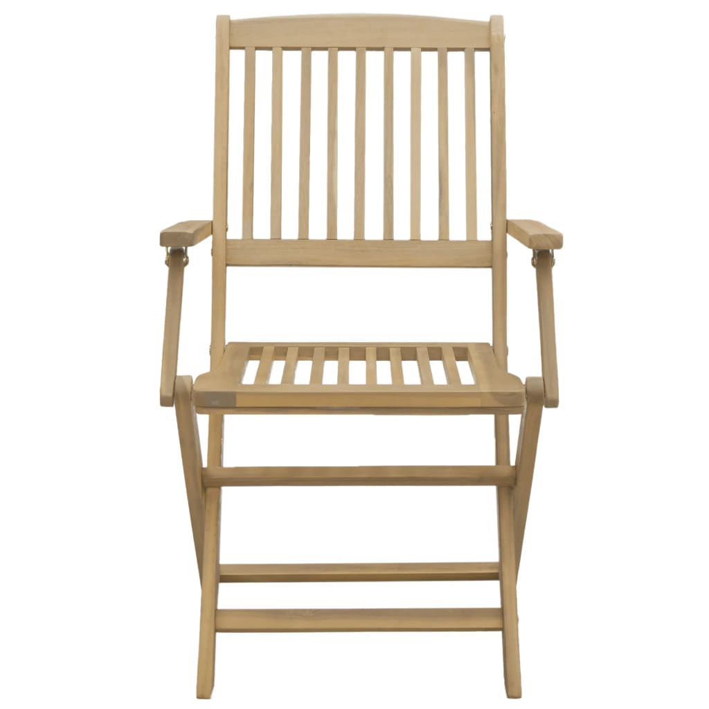 vidaXL 7 Piece Garden Dining Set Solid Wood Acacia