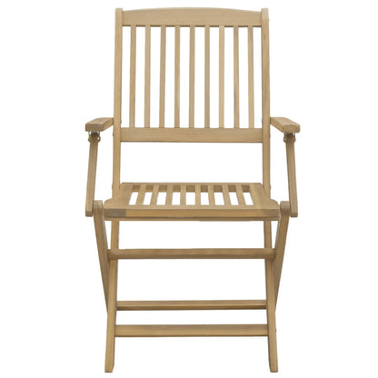 vidaXL 7 Piece Garden Dining Set Solid Wood Acacia