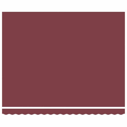 vidaXL Manual Retractable Awning with LED Burgundy 400x300 cm