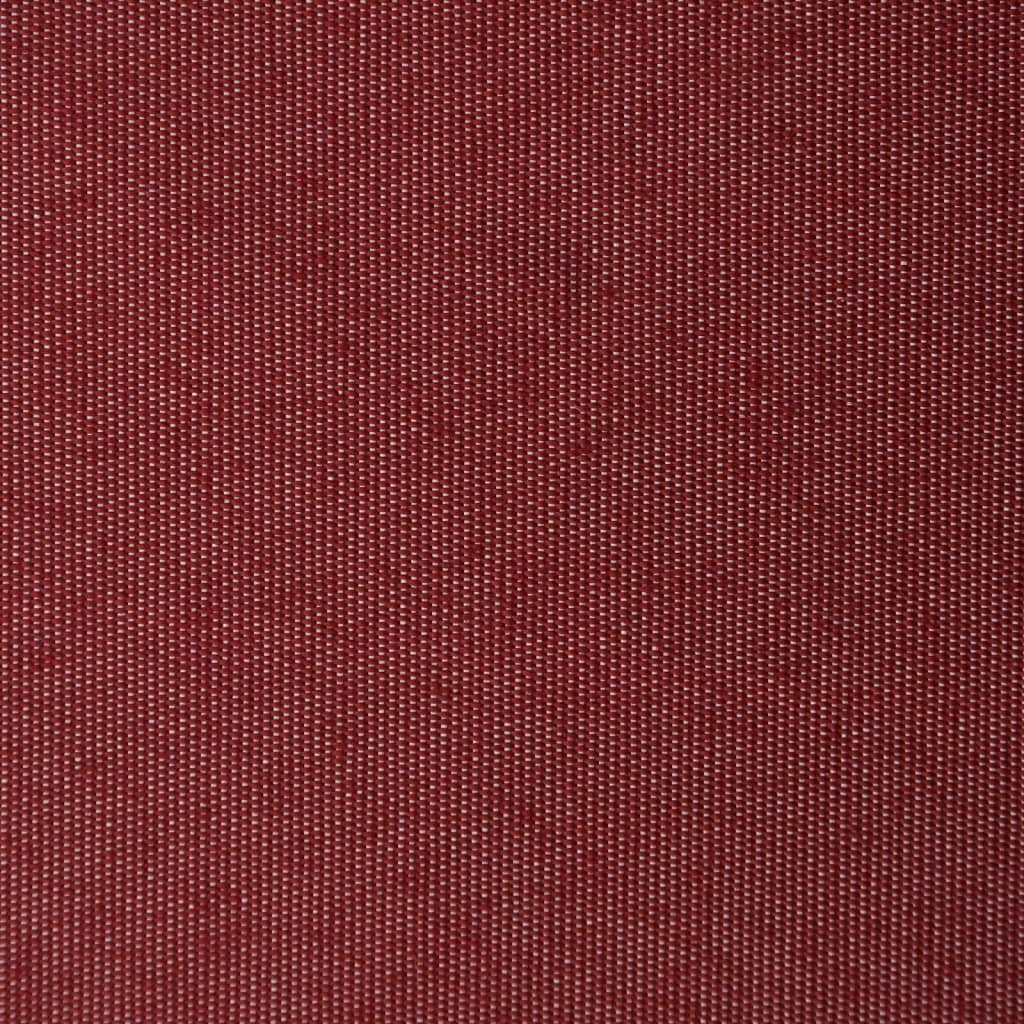 vidaXL Manual Retractable Awning with LEDs Burgundy 500x350 cm