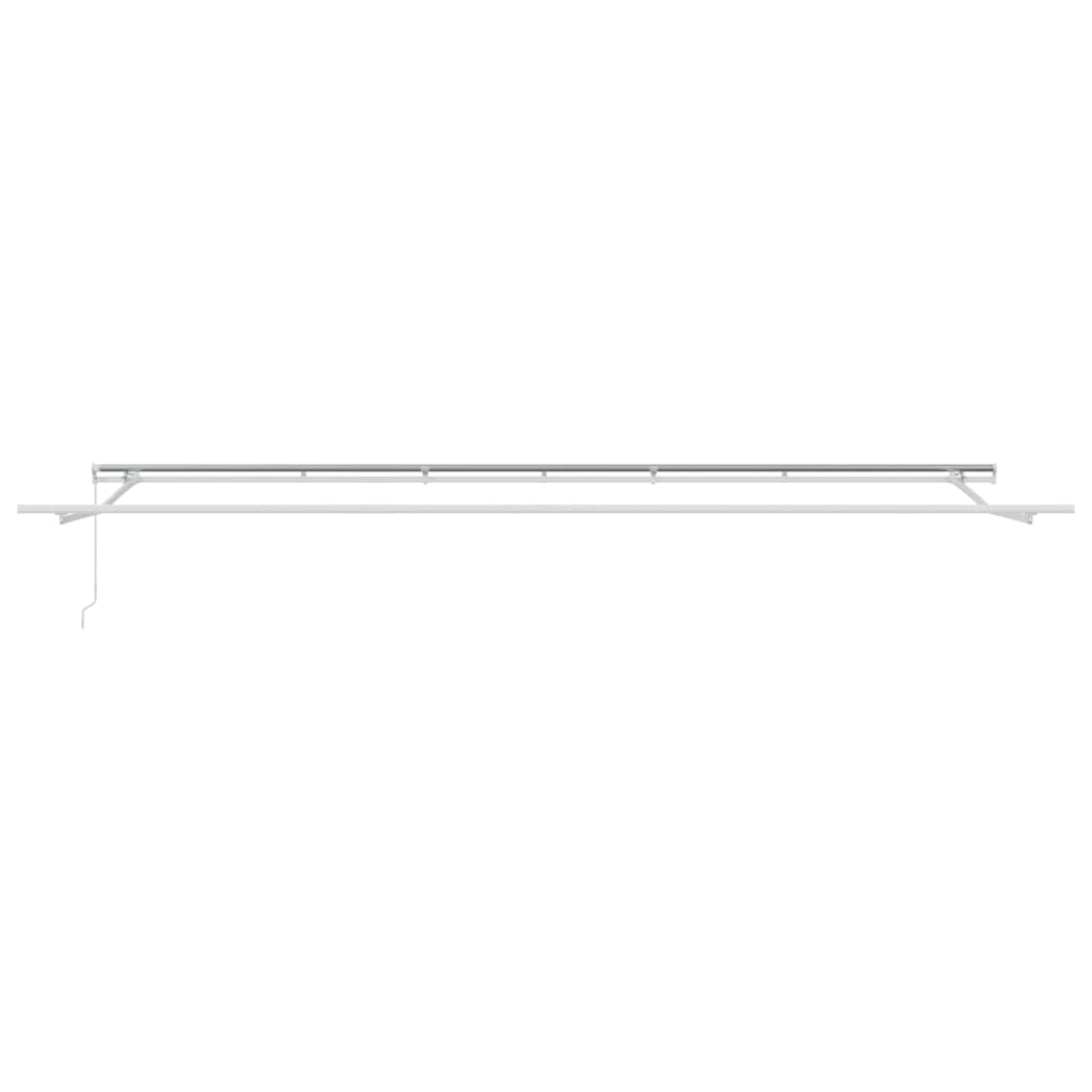 vidaXL Manual Retractable Awning Burgundy 600x300 cm