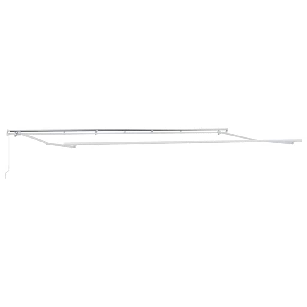vidaXL Manual Retractable Awning Burgundy 600x300 cm