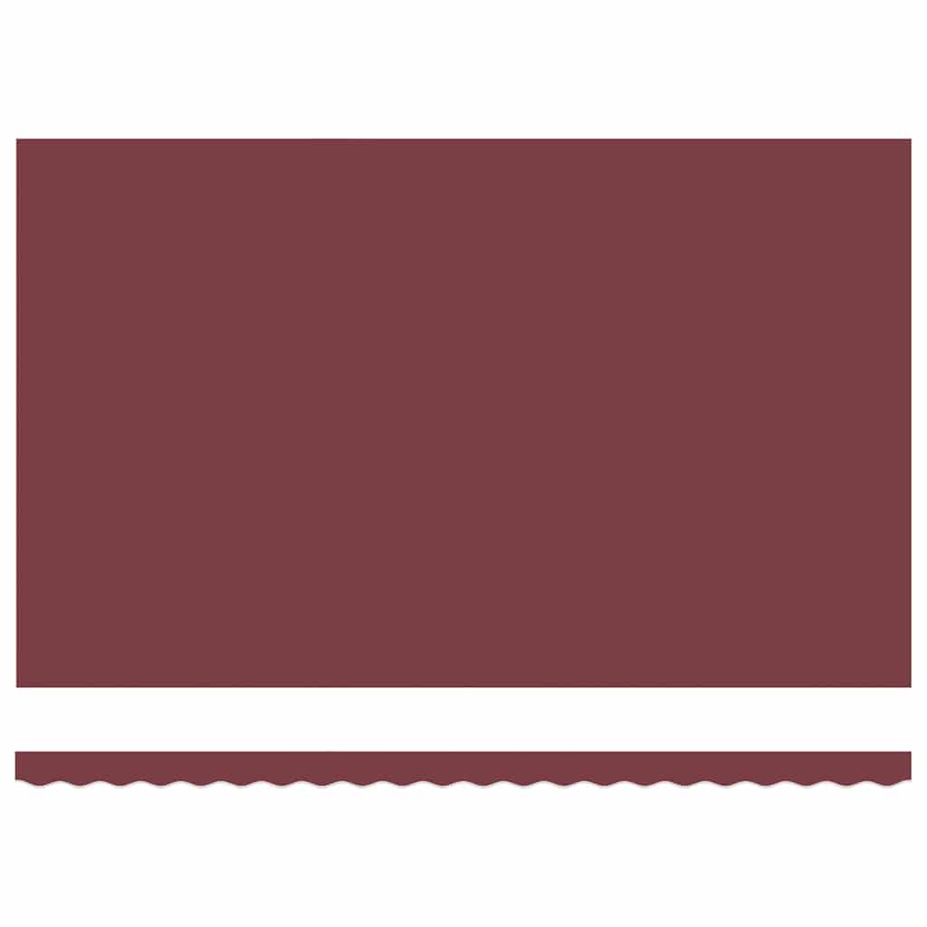 vidaXL Manual Retractable Awning Burgundy 500x300 cm