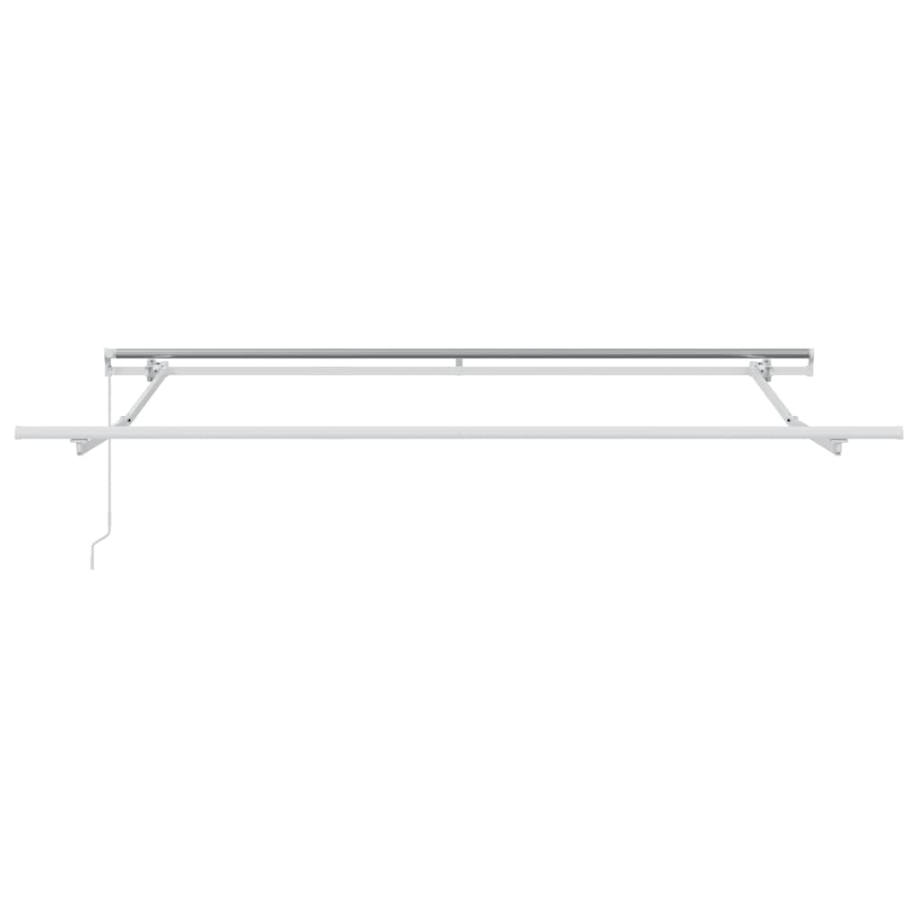 vidaXL Manual Retractable Awning Burgundy 300x250 cm