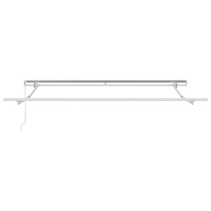 vidaXL Manual Retractable Awning Burgundy 300x250 cm