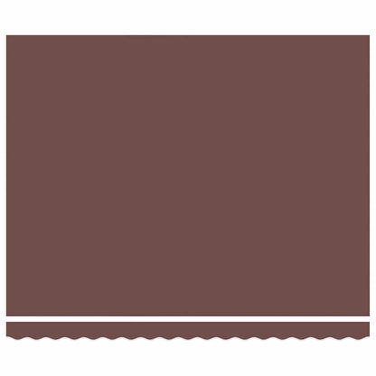 vidaXL Manual Retractable Awning with LED Brown 400x300 cm