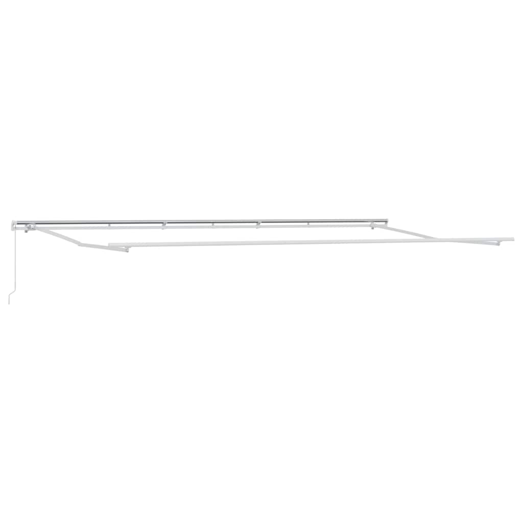 vidaXL Manual Retractable Awning Brown 600x300 cm