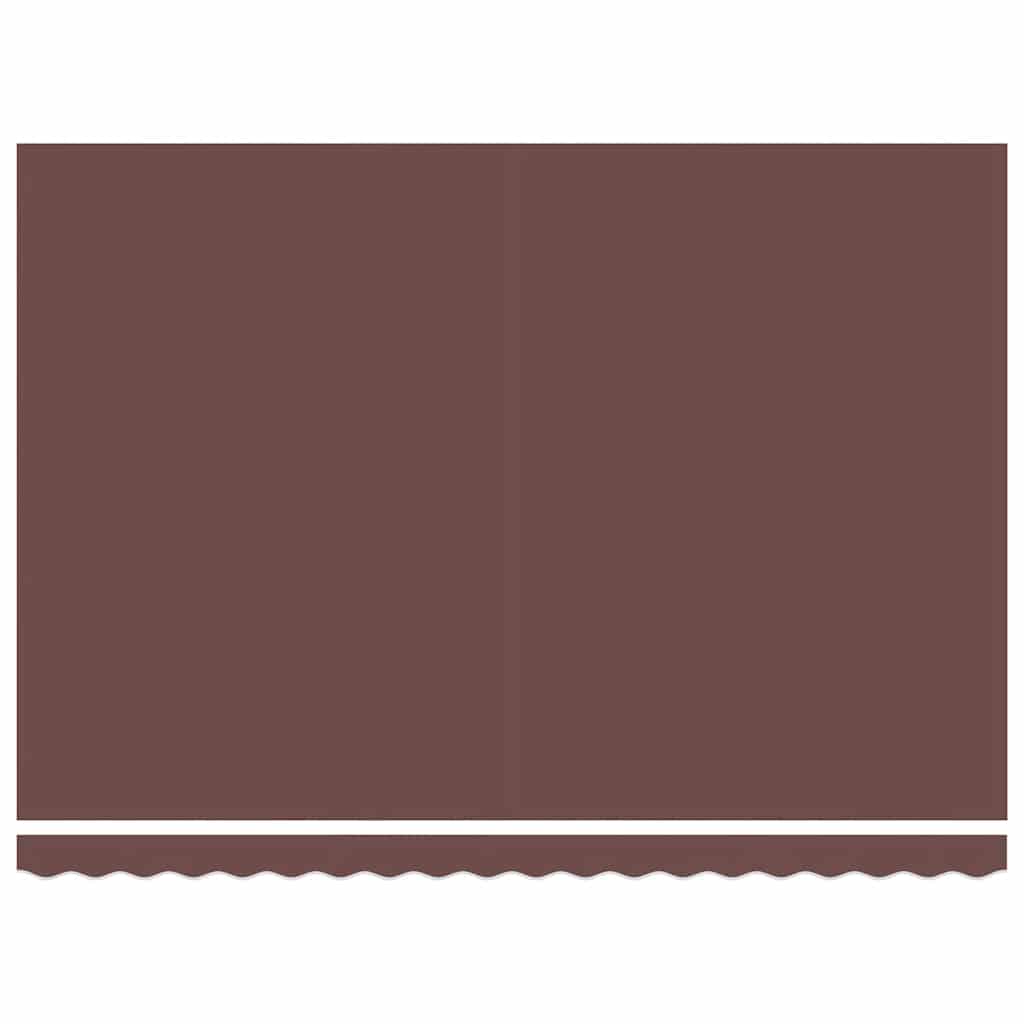 vidaXL Manual Retractable Awning Brown 450x300 cm