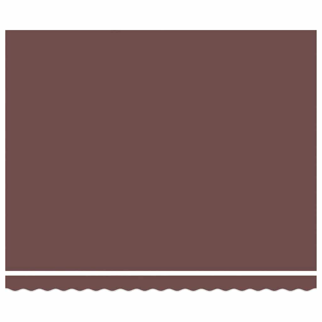 vidaXL Manual Retractable Awning Brown 400x300 cm