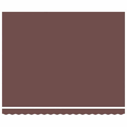 vidaXL Manual Retractable Awning Brown 400x300 cm