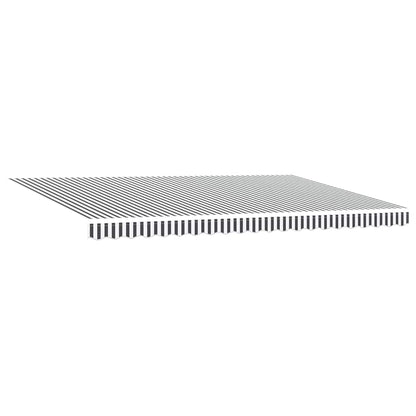 vidaXL Retractable Awning | Anthracite and White