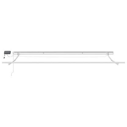 vidaXL Retractable Awning | Anthracite and White