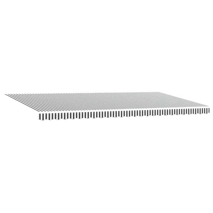 vidaXL Manual Retractable Awning with LED Anthracite&White 600x300 cm