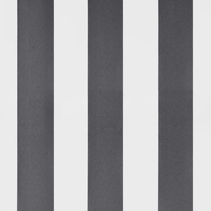 vidaXL Manual Retractable Awning Anthracite&White 400x350 cm