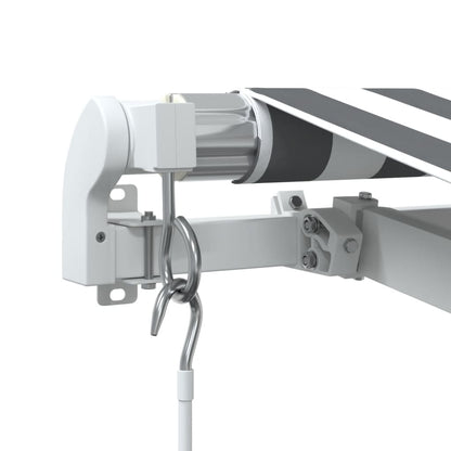 vidaXL Retractable Awning | Anthracite and white