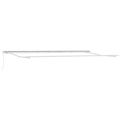 vidaXL Manual Retractable Awning Anthracite&White 600x300 cm