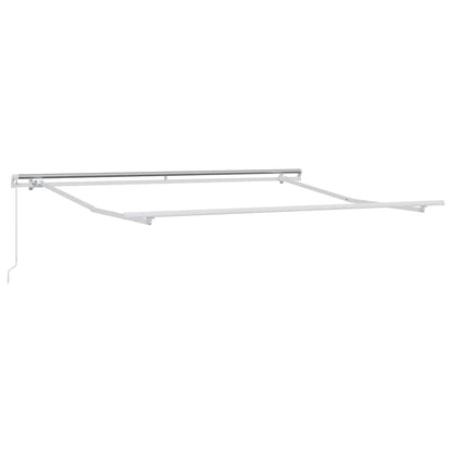vidaXL Manual Retractable Awning Anthracite&White 300x250 cm