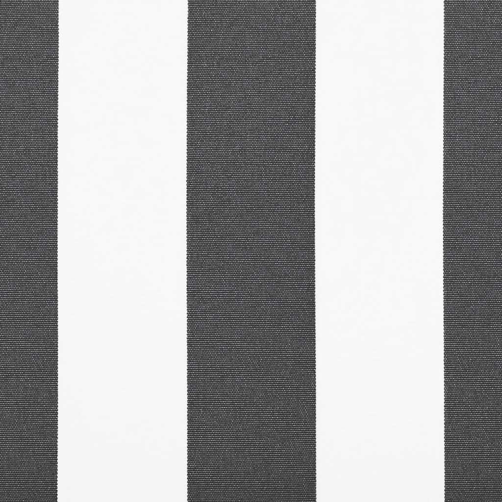 vidaXL Manual Retractable Awning Anthracite&White 300x250 cm