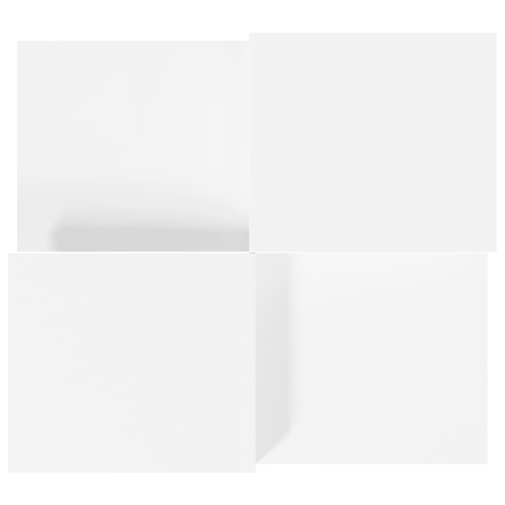 vidaXL Coffee Tables 2 pcs White Engineered Wood