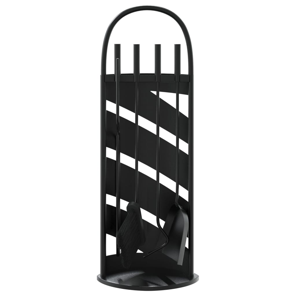 vidaXL 5 Piece Fireplace Tool Set 23x15x66 cm Steel