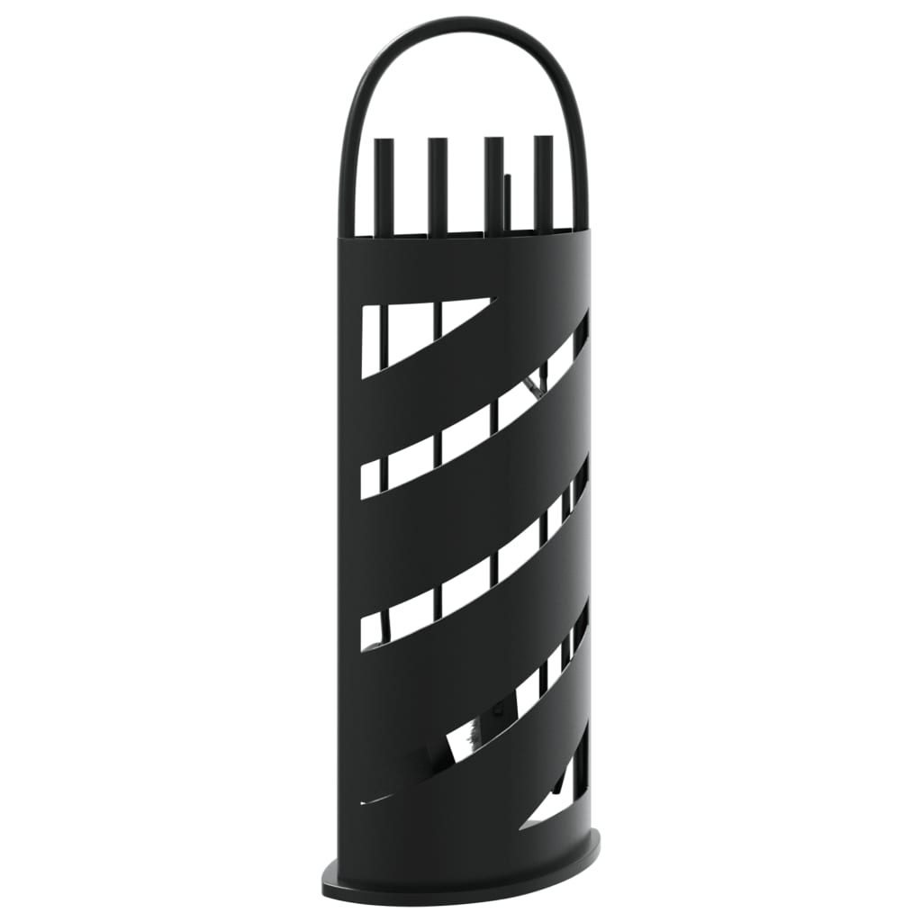 vidaXL 5 Piece Fireplace Tool Set 23x15x66 cm Steel