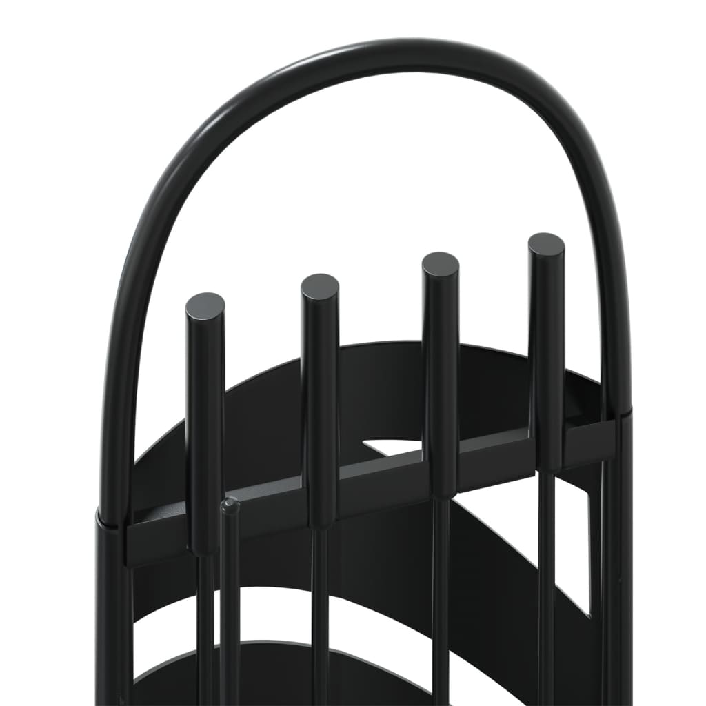 vidaXL 5 Piece Fireplace Tool Set 23x15x66 cm Steel