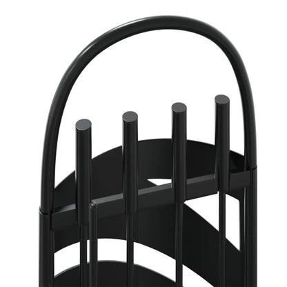 vidaXL 5 Piece Fireplace Tool Set 23x15x66 cm Steel