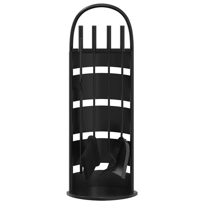 vidaXL 5 Piece Fireplace Tool Set 23x15x66 cm Steel
