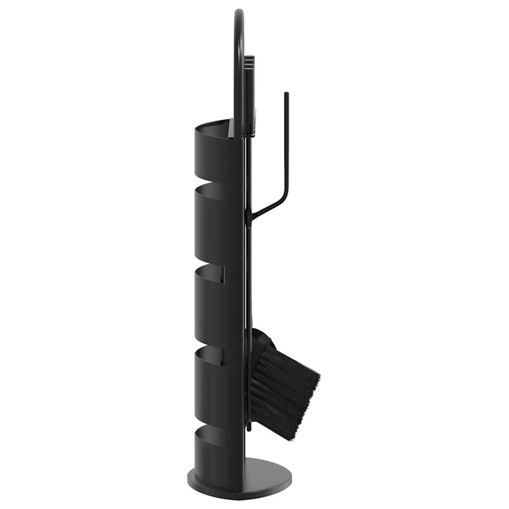 vidaXL 5 Piece Fireplace Tool Set 23x15x66 cm Steel