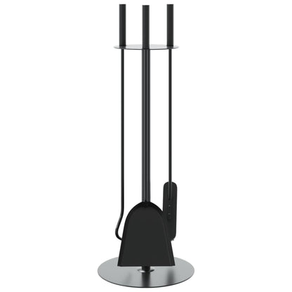 vidaXL 4 Piece Fireplace Tool Set 22x59 cm Steel