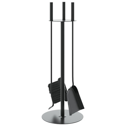 vidaXL 4 Piece Fireplace Tool Set 22x59 cm Steel