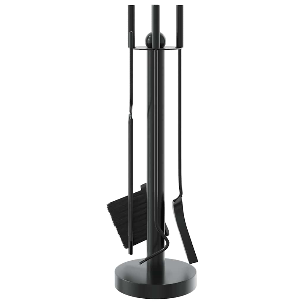 vidaXL 5 Piece Fireplace Tool Set 18x56 cm Steel