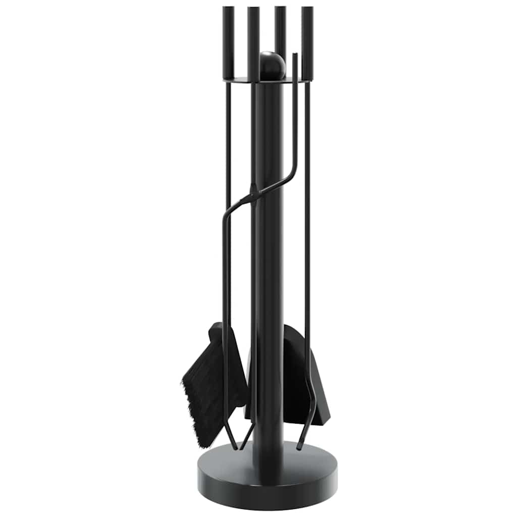 vidaXL 5 Piece Fireplace Tool Set 18x56 cm Steel