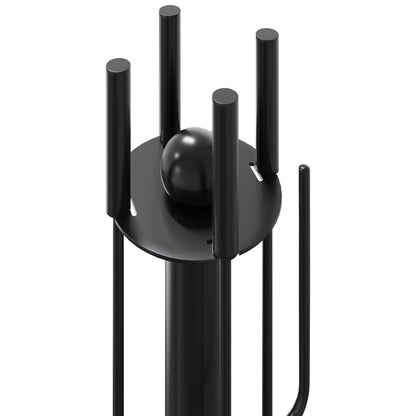 vidaXL 5 Piece Fireplace Tool Set 18x56 cm Steel