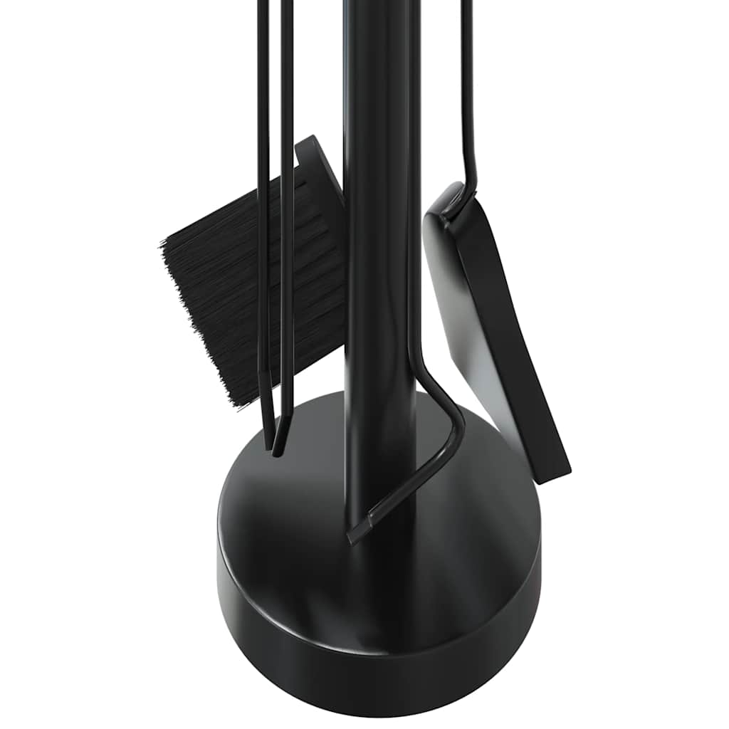 vidaXL 5 Piece Fireplace Tool Set 18x56 cm Steel