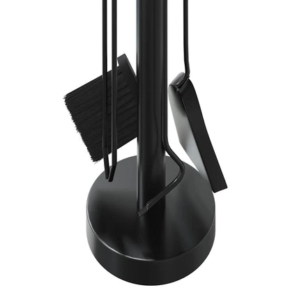 vidaXL 5 Piece Fireplace Tool Set 18x56 cm Steel