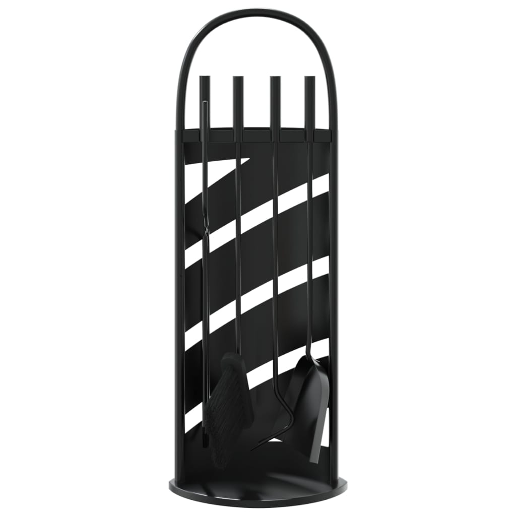 vidaXL 5 Piece Fireplace Tool Set 23x15x66 cm Steel