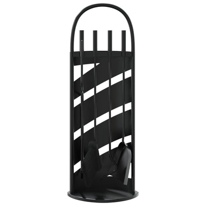 vidaXL 5 Piece Fireplace Tool Set 23x15x66 cm Steel