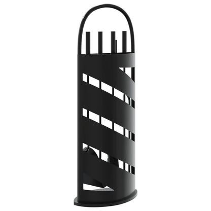 vidaXL 5 Piece Fireplace Tool Set 23x15x66 cm Steel