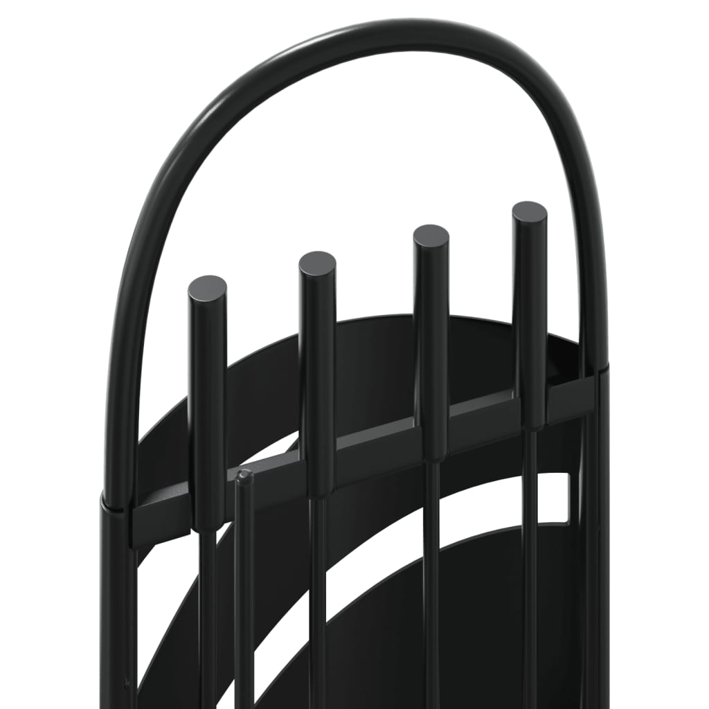 vidaXL 5 Piece Fireplace Tool Set 23x15x66 cm Steel