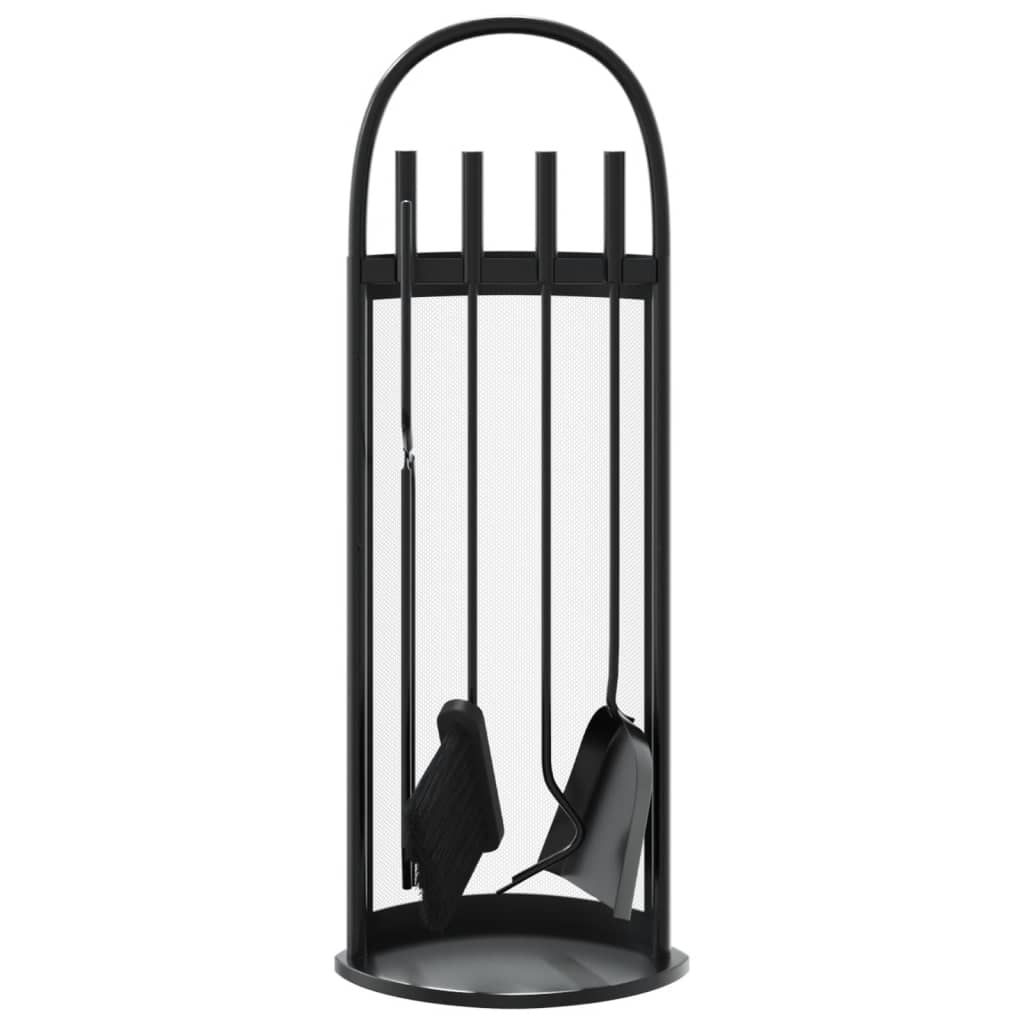 vidaXL 5 Piece Fireplace Tool Set 23x15x66 cm Steel