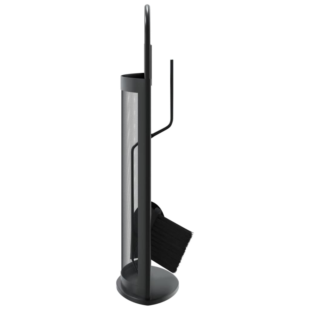 vidaXL 5 Piece Fireplace Tool Set 23x15x66 cm Steel