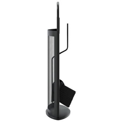vidaXL 5 Piece Fireplace Tool Set 23x15x66 cm Steel