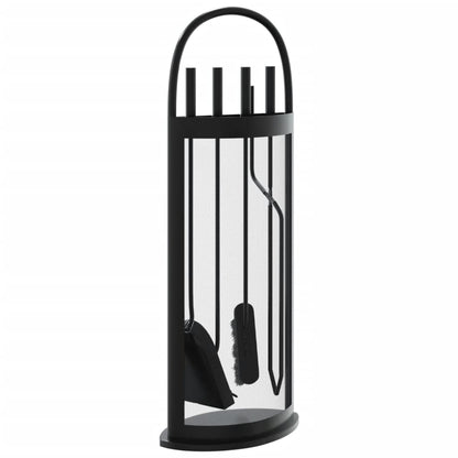 vidaXL 5 Piece Fireplace Tool Set 23x15x66 cm Steel
