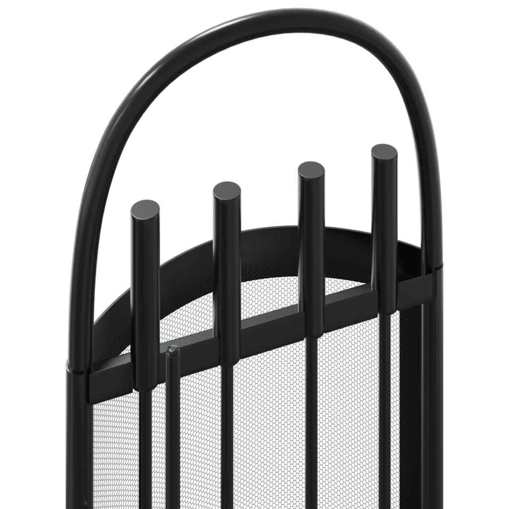 vidaXL 5 Piece Fireplace Tool Set 23x15x66 cm Steel
