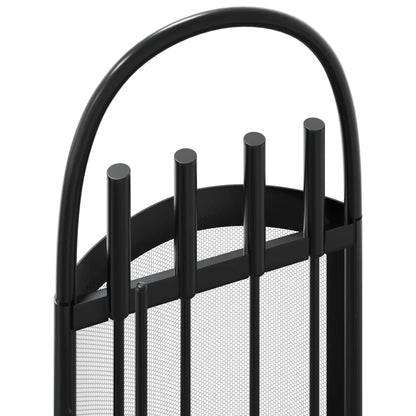 vidaXL 5 Piece Fireplace Tool Set 23x15x66 cm Steel