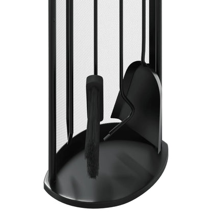 vidaXL 5 Piece Fireplace Tool Set 23x15x66 cm Steel