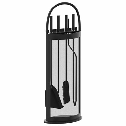 vidaXL 5 Piece Fireplace Tool Set 23x15x66 cm Steel