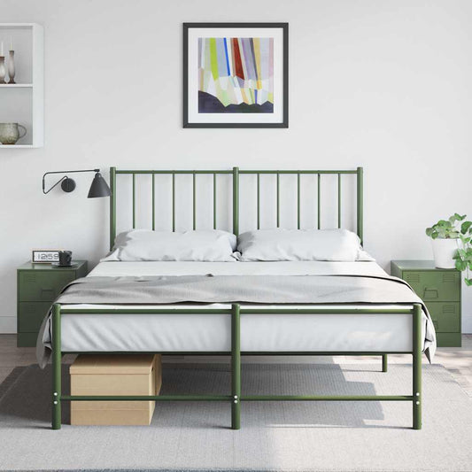 vidaXL Bedside Cabinets 2 pcs Green 34,5x39x44 cm Steel